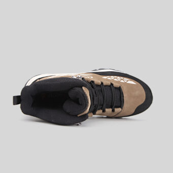 Nubuck Leather Tall Waterproof Hiking Boots - 3A020A