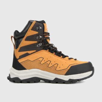 Nubuck Leather Tall Waterproof Hiking Boots - 3A021A