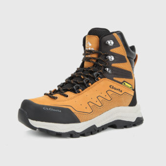 Nubuck Leather Tall Waterproof Hiking Boots - 3A021A