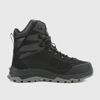 Nubuck Leather Tall Waterproof Hiking Boots - 3A021E