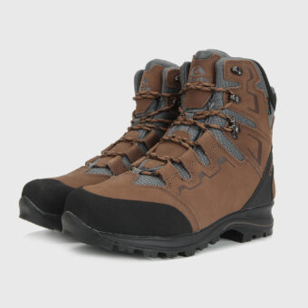 Nubuck Leather Tall Waterproof Hiking Boots - 3A022B