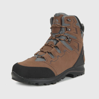 Nubuck Leather Tall Waterproof Hiking Boots - 3A022B