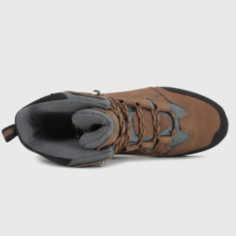 Nubuck Leather Tall Waterproof Hiking Boots - 3A022B