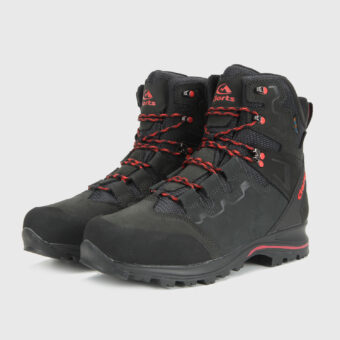 Nubuck Leather Tall Waterproof Hiking Boots - 3A022C
