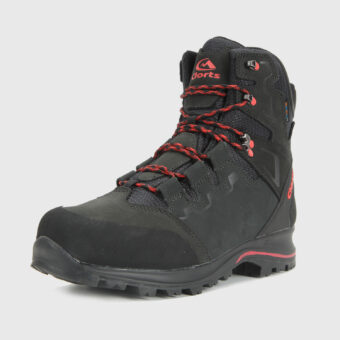 Nubuck Leather Tall Waterproof Hiking Boots - 3A022C