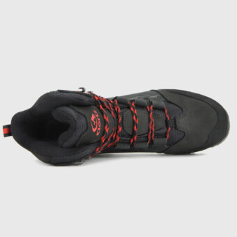 Nubuck Leather Tall Waterproof Hiking Boots - 3A022C