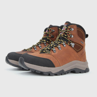Nubuck Leather Tall Waterproof Hiking Boots - 3A023A