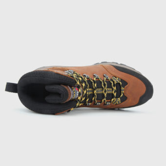 Nubuck Leather Tall Waterproof Hiking Boots - 3A023A