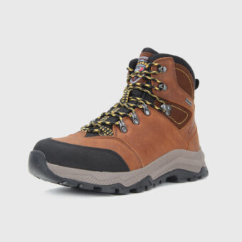Nubuck Leather Tall Waterproof Hiking Boots - 3A023A