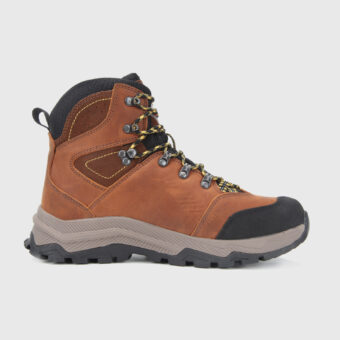 Nubuck Leather Tall Waterproof Hiking Boots - 3A023A
