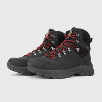 Nubuck Leather Tall Waterproof Hiking Boots - 3A023B