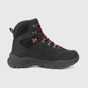 Nubuck Leather Tall Waterproof Hiking Boots - 3A023B