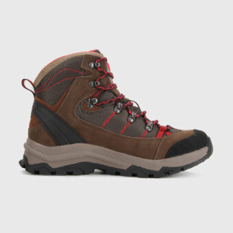 Nubuck Leather Tall Waterproof Hiking Boots - 3A024A