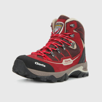 Nubuck Leather Tall Waterproof Hiking Boots - 3A024B