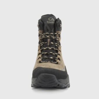 Nubuck Leather Tall Waterproof Hiking Boots - 3A026E