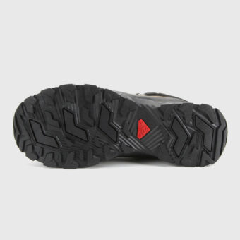 Nubuck Leather Tall Waterproof Hiking Boots - 3A026E