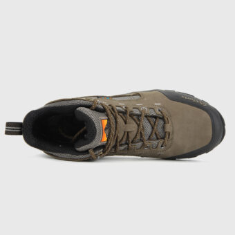 Nubuck Leather Mid Waterproof Hiking Boots - 3B046D