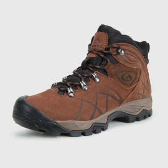 Nubuck Leather Mid Waterproof Hiking Boots - 3B048A