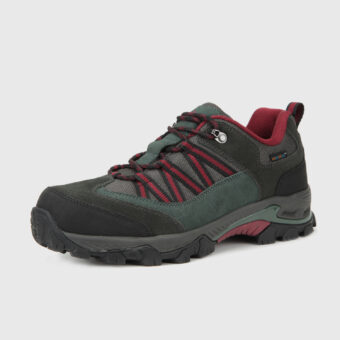 Suede Leather Waterproof Hiking Shoes - 3D033A